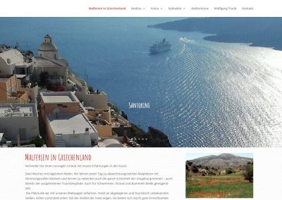 Webseite Malferien in Griechenland
