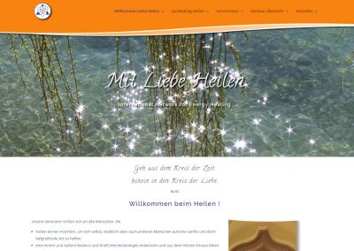 Webseite INEH – Mit Liebe Heilen