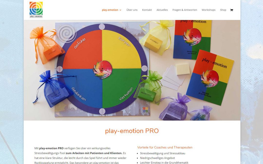Webseite von play-emotion