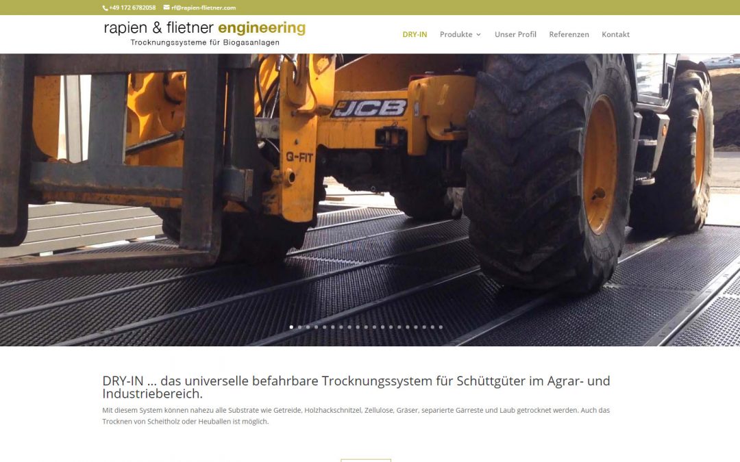 Webseite rapien & flietner engineering