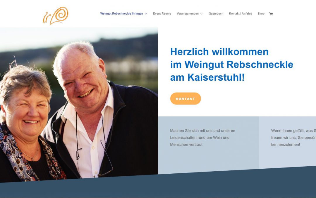 Webseite Weingut Rebschneckle Ihringen