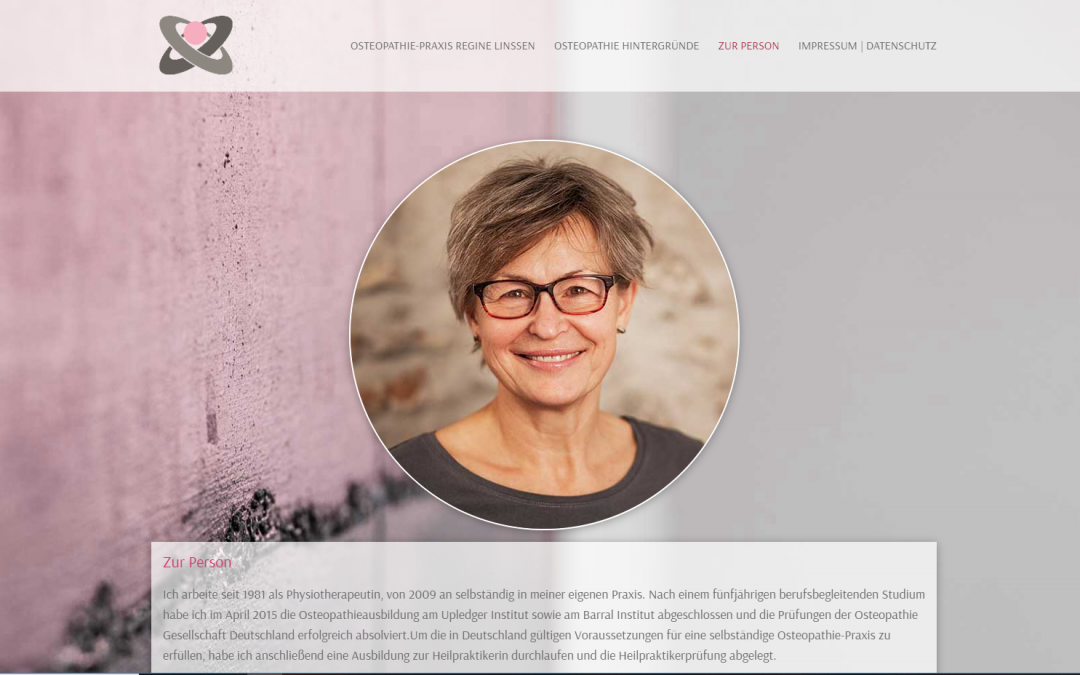 Webseite Osteopathie Linssen