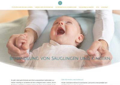 Webseite Osteopathie Linssen
