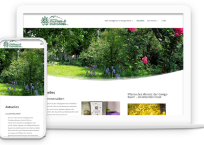 Webdesign für die Staufener Stadtgärten – ein Gemeinschaftsprojekt in Staufen | web-rahmen.de